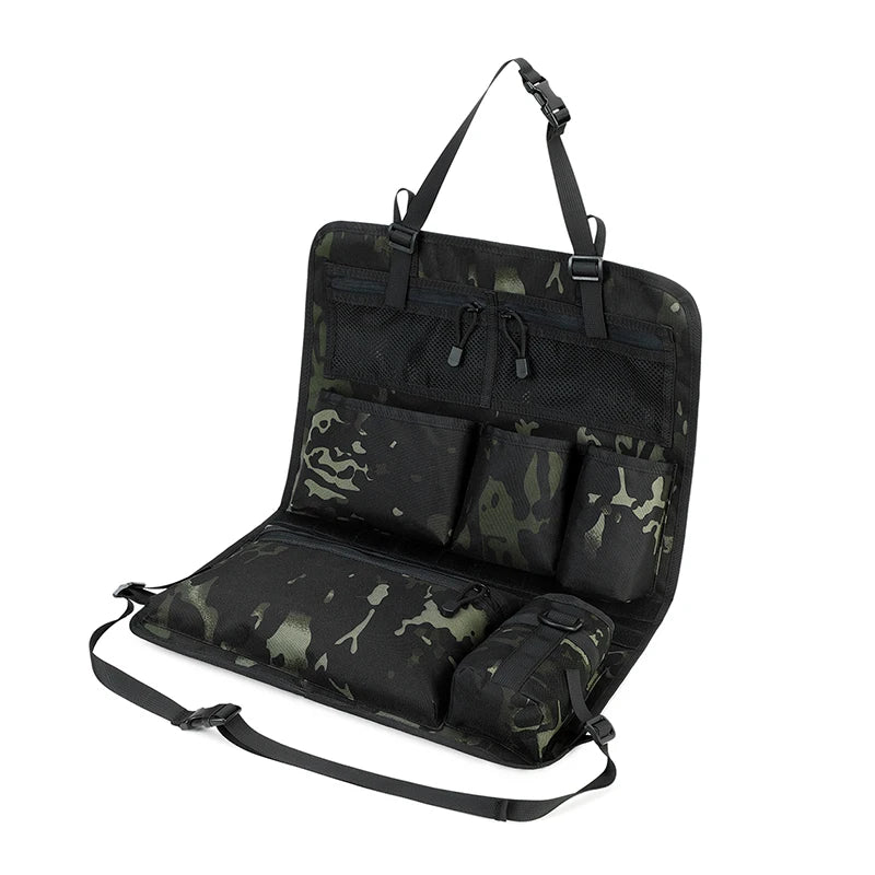 Oxford Car Seat Storage Pouch Tactical Hanging Bags Seat Back Storage Bag Car Stowing Tidying Pocket Interior Accessories