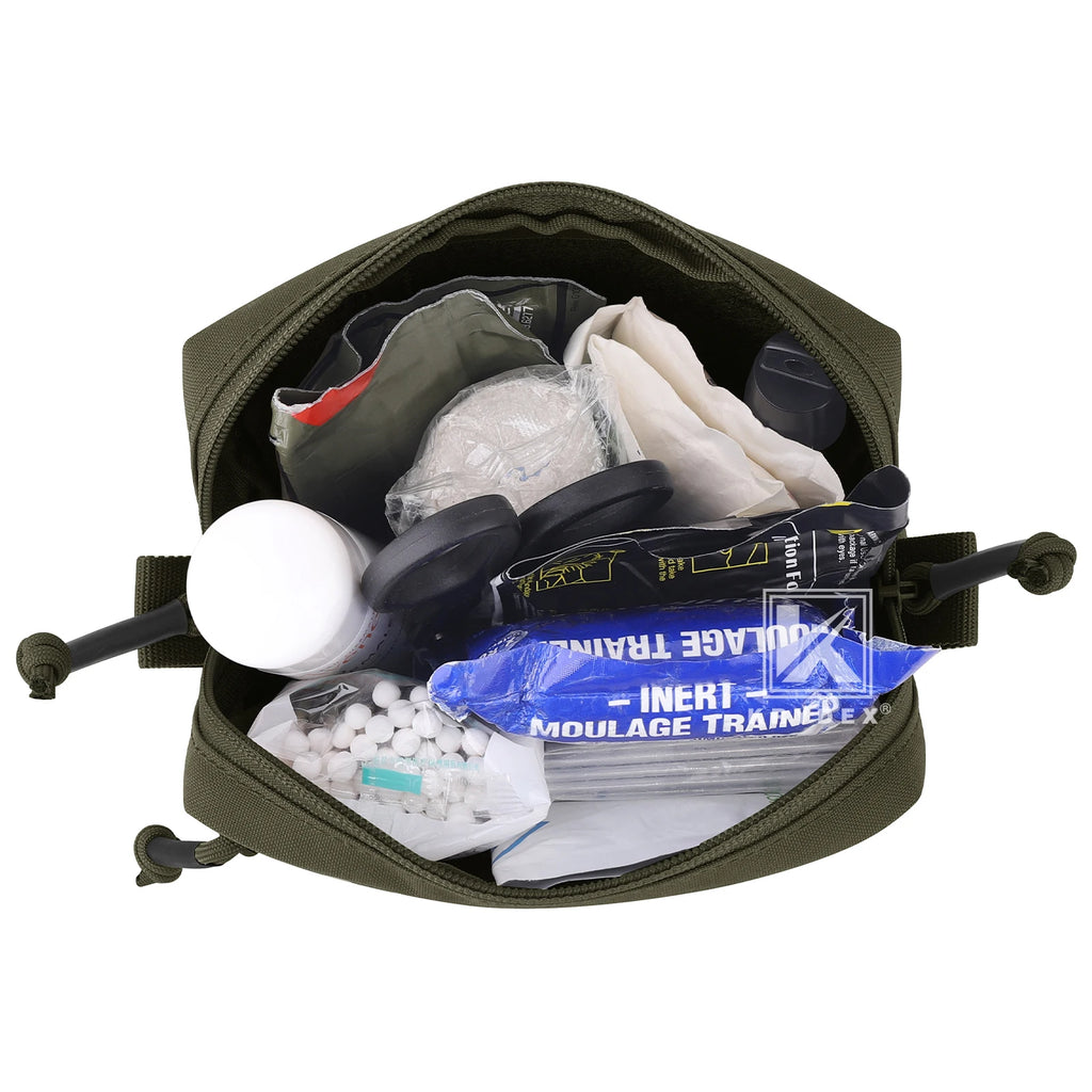 KRYDEX Tactical GP Pouch Utility EDC MOLLE Storage Bag General Purpose Pouch For Chest Rig Vest Duty Belt Backpack