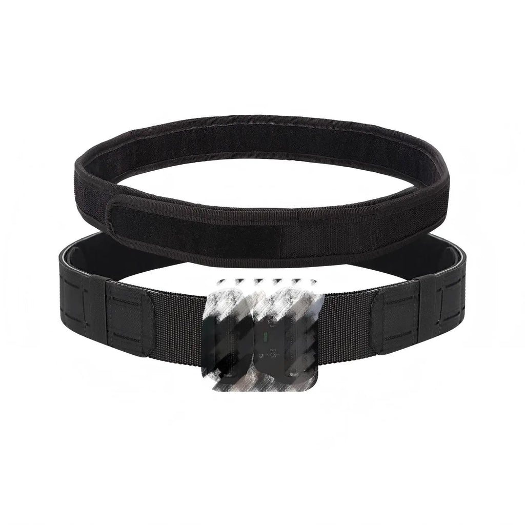 2 Inch Tactical Belt with Molle System Double Layer Metal Buckle Quick Battle Fighter Combat Belt for Military And Outdoor Use