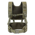 600D Oxford Tactical Battle Belt Vest Set Breathable Multi-Functional Waist Bag For Outdoor CS Training Detachable Waist Pouch