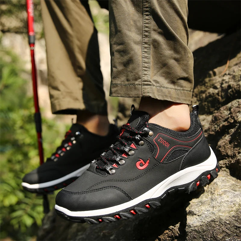 Outdoor Hiking Shoes Men EVA Soft-Soled Casual Sports Shoes Hiking Training Shoes Men Camping Jogging Hiking Shoes Large Size 50