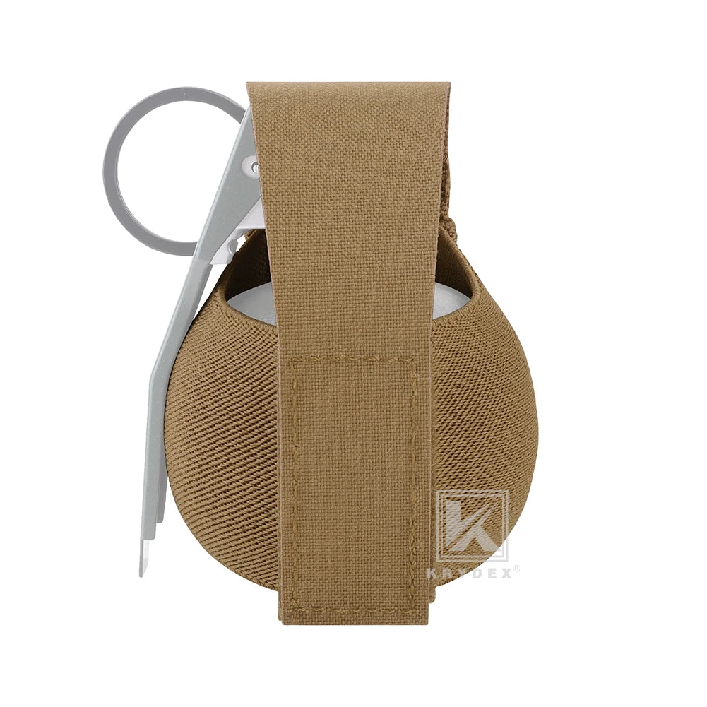 KRYDEX Tactical Elastic Frag Grenade Pouch Multifunctional Outdoor Sports Hunting Shooting Storage Bag M67 M433 Molle Pouch