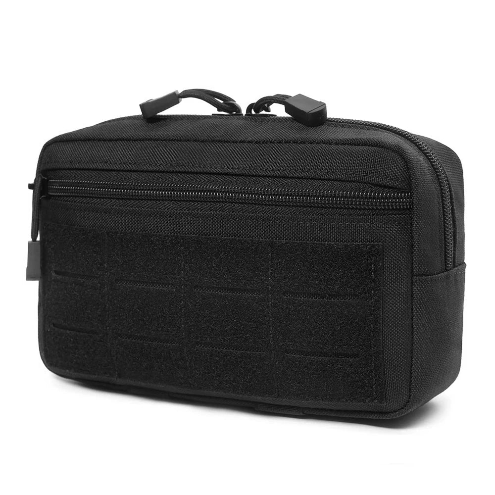 Tactical Molle Pouch Admin Pouch EDC Tool Bag First Aid Kit Pouch Phone Bag Waist Pack Emergency Utility Bag Hunting Camping Bag