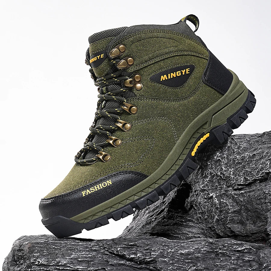 Mens Hiking Shoes New High Quality Durable Outdoor Training Sports Climbing Camping Breathable Stable Mountain Sneakers for Men