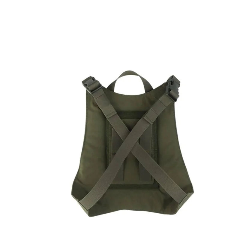 Tactical Helmet NVG Pouch Night Device Organizer Storage Board, Portable Handheld Strap Airsoft Paintball Helm