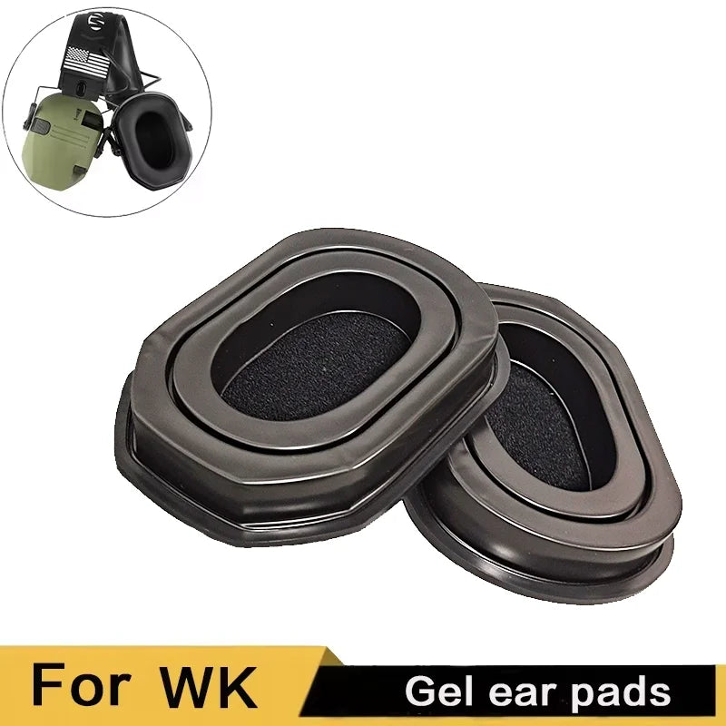 Tactical Headset Ear Pads Replacement Silicone Shooting Earmuff Accessories for Hunting