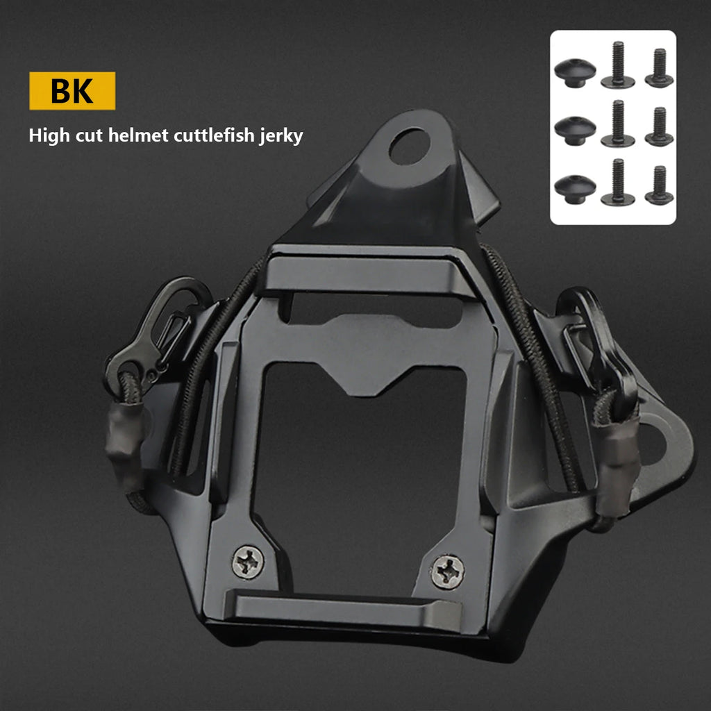 Tactical Helmet NVG Mount Night Vision Device Foldable Bracket For PVS15 PVS18 PGPNVG18 Three Hole Mount Adapter