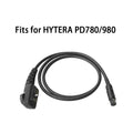 FCS-TACTICAL AMP Tactical Headset V20 V60 PTT Connects Cable Adaptor，Connector Standard KN6 to BAOFENG KENWOOD TYT