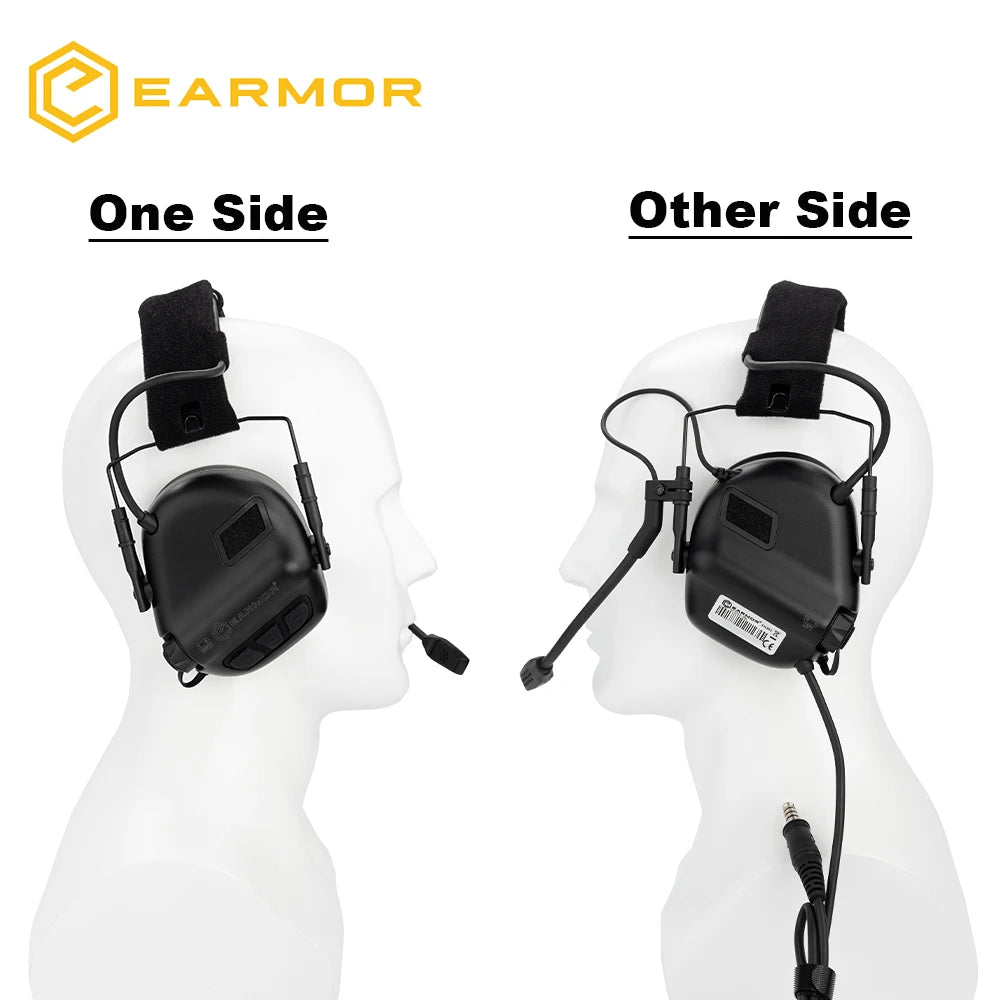 EARMOR M32 SE 2025 Tactical Headset Hunting,with Microphone for Communication Sound Amplification Headset