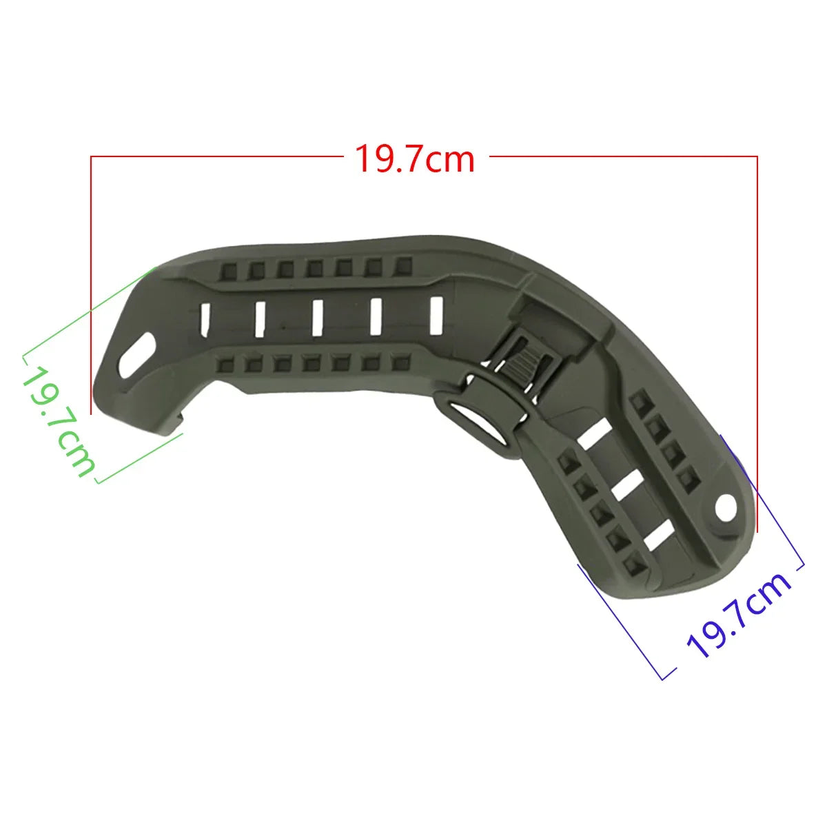 Tactical Side Guide Rail ARC Helmets Mount Rail Airsoft Mich 2000 ABS MICH2000 Helmet Accessories 1 Set
