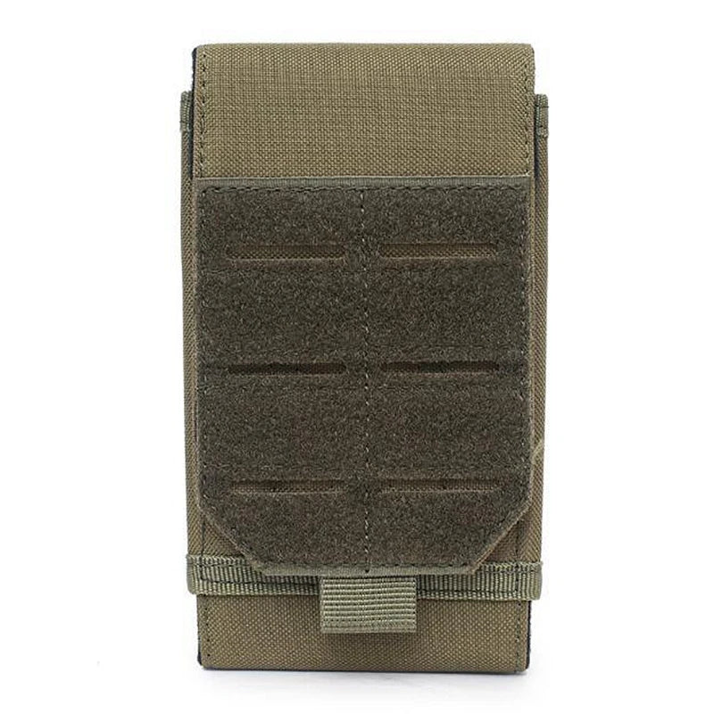 1000D Laser Cust Molle Phone Pouch Heavy Duty Waterproof Samll Tactical Cell Phone Holder Smartphone Cover for 4.7"-6.7" Phone
