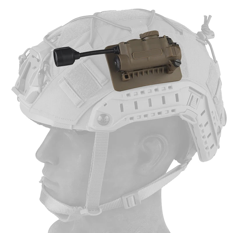 Tactical Infrared Strobe Light Head Identification FAST Helmet Track Sidewinder Multi-Purpose Helmet Lighting System