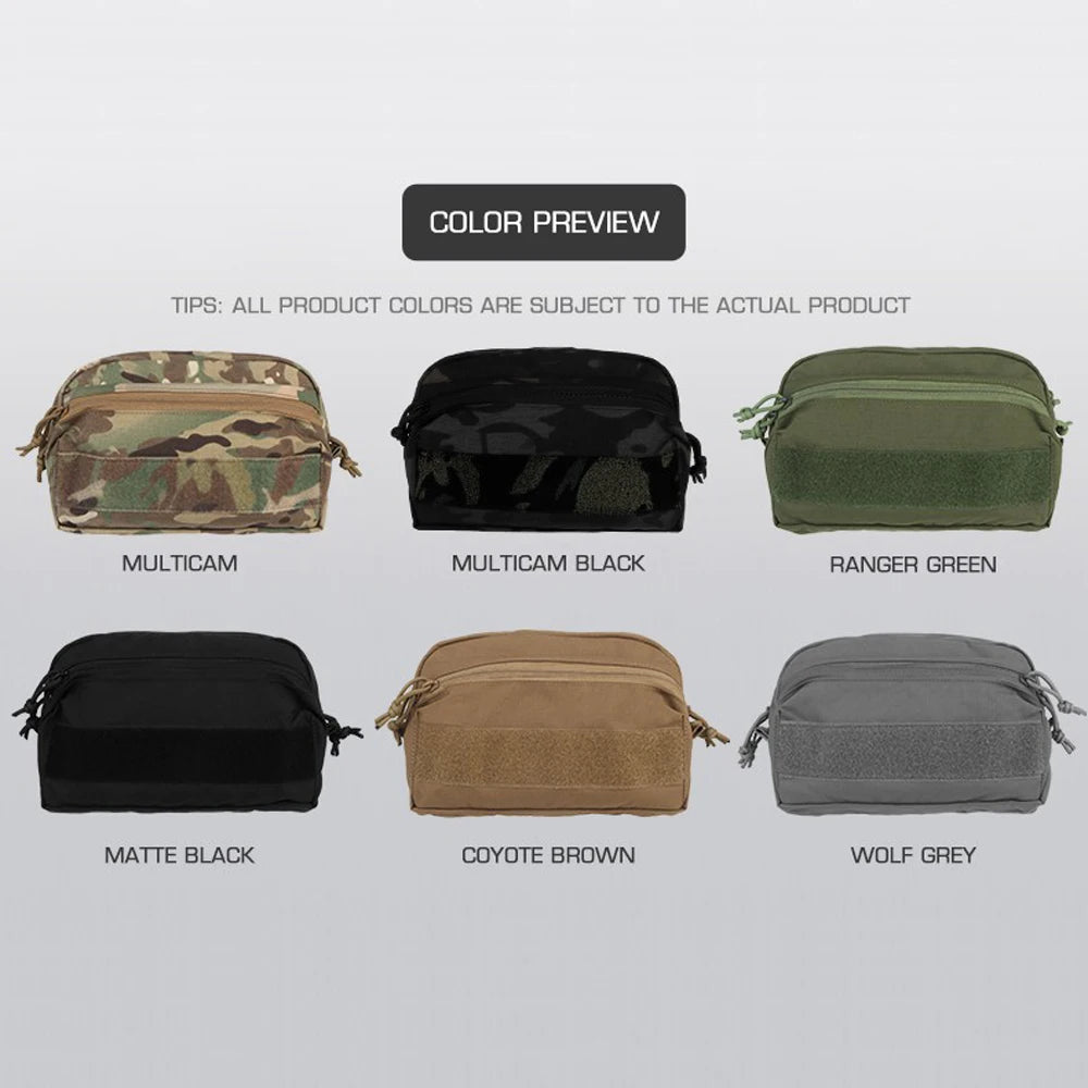 Tactical SS STYLE Molle CCS Pouch Companion Pouch K series Plate Carrier MK5 Airsoft PH41 Hunting Vest GP Clutter Storage Bag