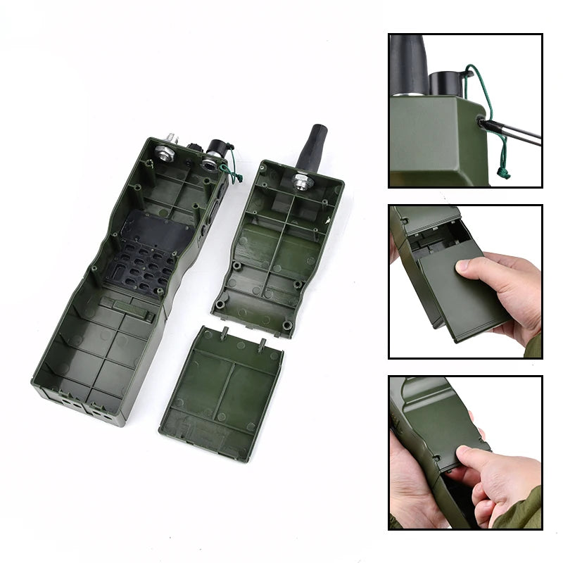 WADSN Tactical PRC-152 PRC 148 Interphone Model Dummy Radio Box Antenna Package No function Virtual Model Fit Baofeng UV-5R