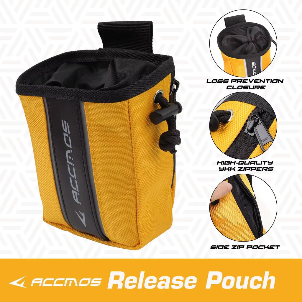 ACCMOS Archery Release Pouch Portable Bow Carrying Bag for Hunting And Shooting