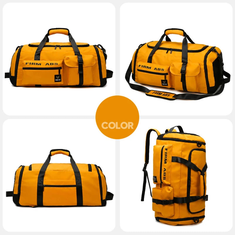 Large Capacity Backpack Women Gym Fitness Travel Tote Luggage Shoe Handbag Shoulder Duffle Sports Fitness Basketball Bag For Men