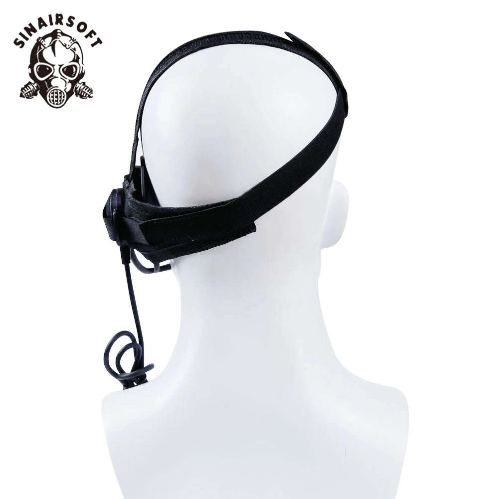 Tactical Headset NATO Z-TAC Selex Z028 with Boom Mic & Plug, Adjustable Harness, Open Earpiece SINAIRSOFT