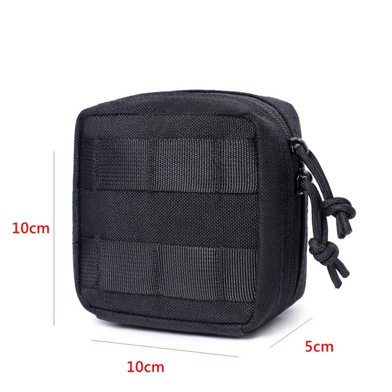 Mini Tactical Molle Compact Ammo Pouch - Small Admin Molle Pouches EDC Tool Utility Multi-Purpose Waist Belt Pouch