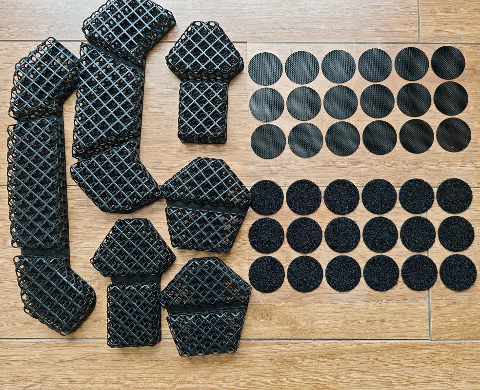 Square Grid Helmet Pad BK GAOLELE