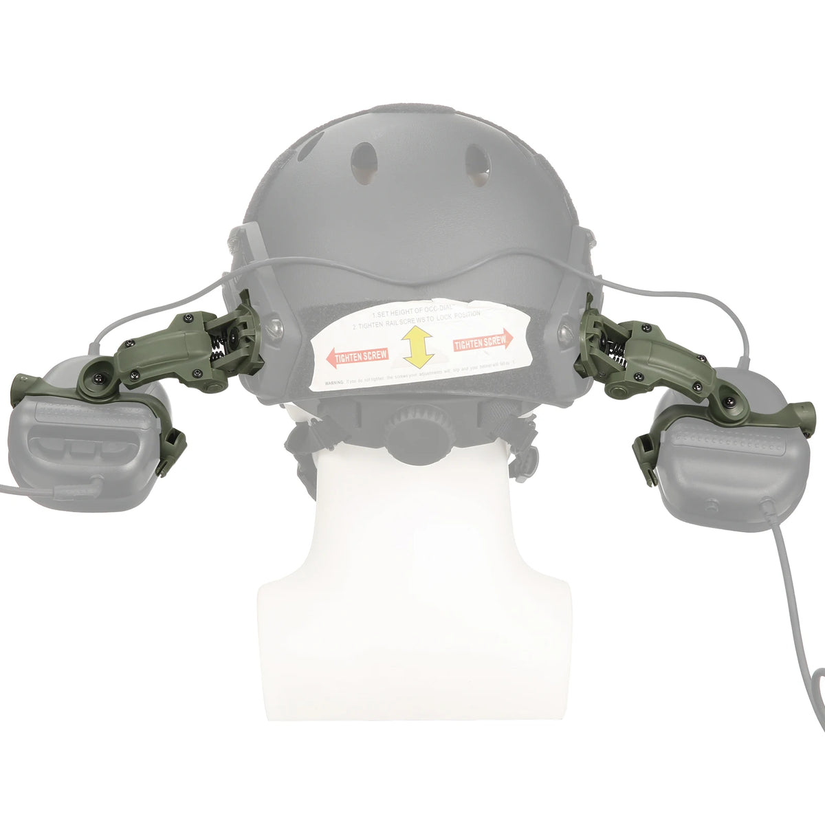 Multi-Angle Rotation Helmet Rail Adapter for Tactical Headset Fit OPS Core ARC and Team Wendy Rail
