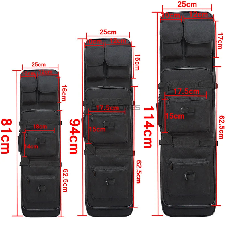 81 94 114 CM Outdoor Hunting Gun Bag Backpack Tactical Shotgun Rifle Square Carry Bag Gun Protection Case Sniper Backpack