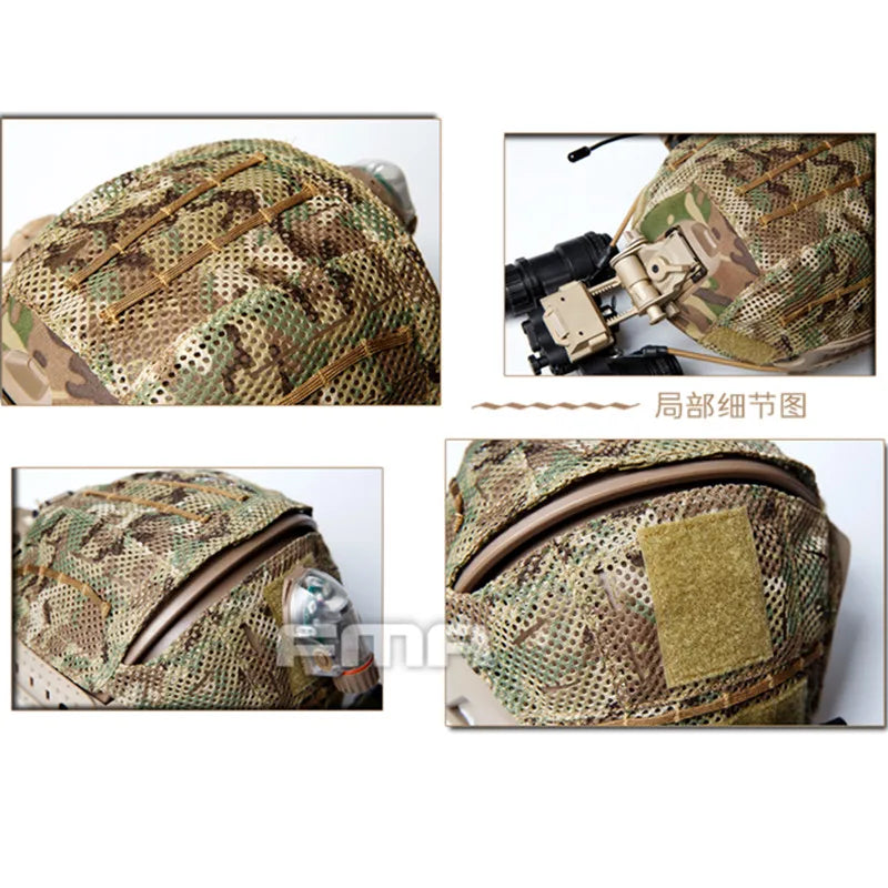 Tactical Helmet Cover for AF /CP Helmet Airsoft Paintball Army Helmet Cover Accessories Camouflage Protective Cover