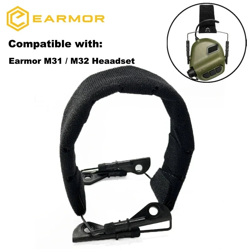 Headband Hoop for Tactical Shooting Headset  , Hearing Protection Headset Cover Suitable for M31/M32