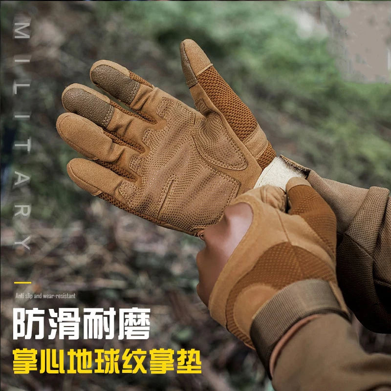 Touch Screen Tactical Gloves Full Finger For Motorcycle Cycling Camping Hiking Climbing Hunting Fitness Work Protection