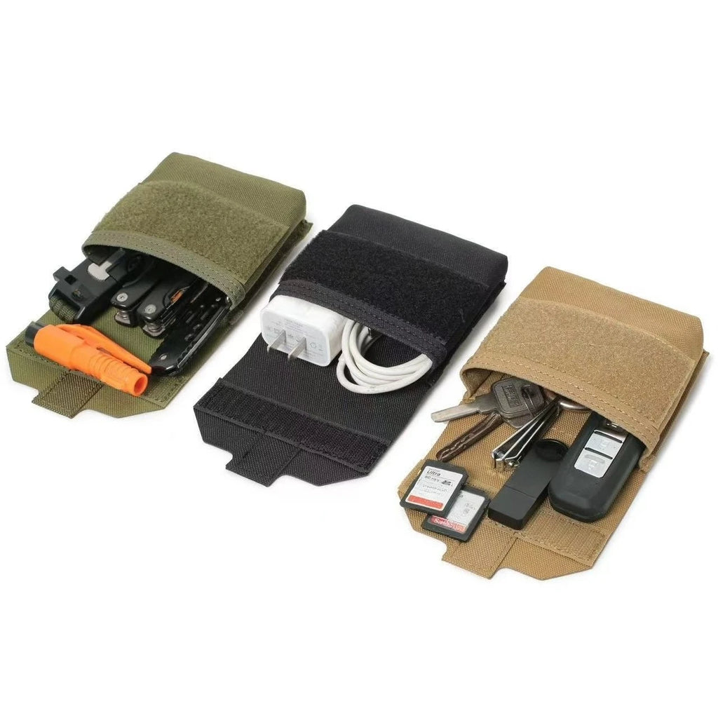 Tactical Mini Molle Utility Pouch Essential Medical IFAK Pouch General Purpose Micro GP Pouch Flashlight Earplug Holder EDC Gear