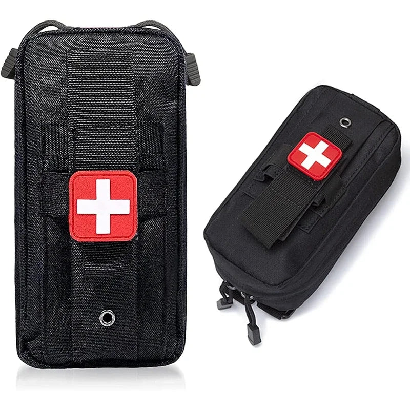 Molle Medical Pouch Tourniquet Holder Tactical First Aid Pouch Trauma Kit Pouch Emergency EMT Med Kit for Camping Hiking