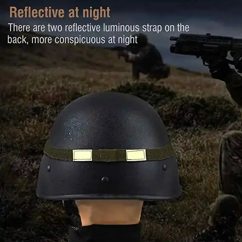 1/2PCS Green Tactical Helmet Strap Reflective Camo Strap Helmets Band Straps for M1 M88 MICH Helmet