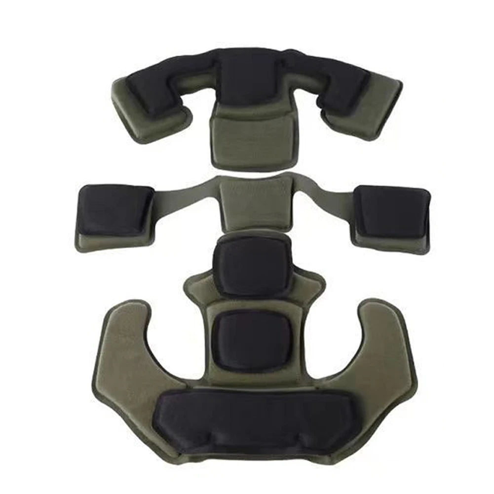 Tactical Airsoft Helmet Padding Kit Replacement Helmet Liner System Protective Cushion Mat fit Fast MICH ACH Helmet