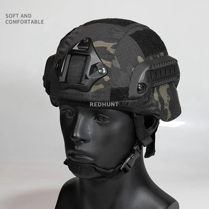 Outdoor Sports Gear Helmet Accessory Tactical Camouflage Cloth Helmet Cover for MICH 2000 Helmet