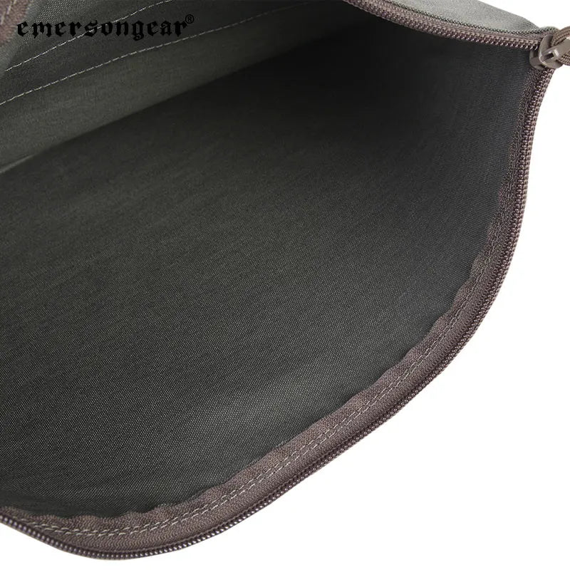 Emersongear 13Inch X 9Inch File Pocket Portable Bag Loop and Hoop Pouch Hunting Sports Outdoor Business Daily Life Camping