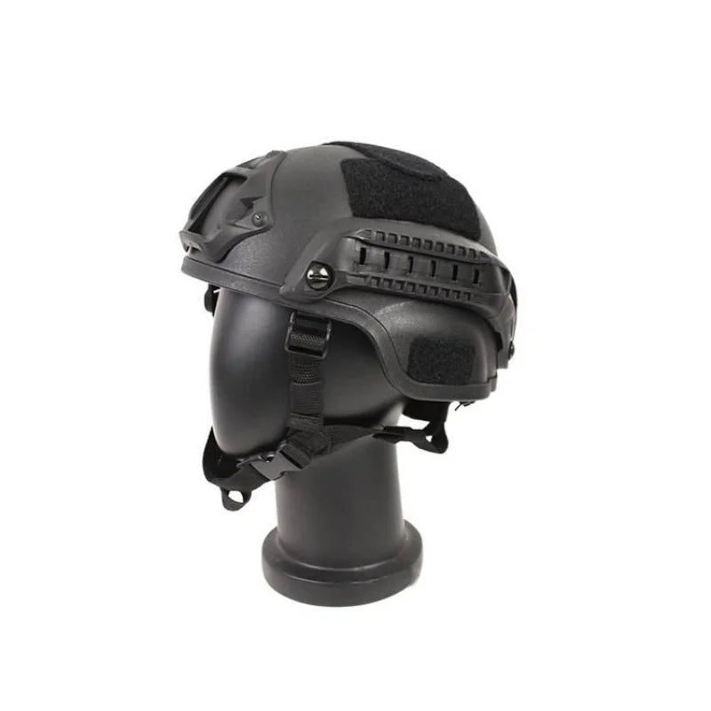 Kids MICH 2000 Tactical Helmet, Youth Airsoft CS Game Helmet with Rails for Military Training & Summer Camp