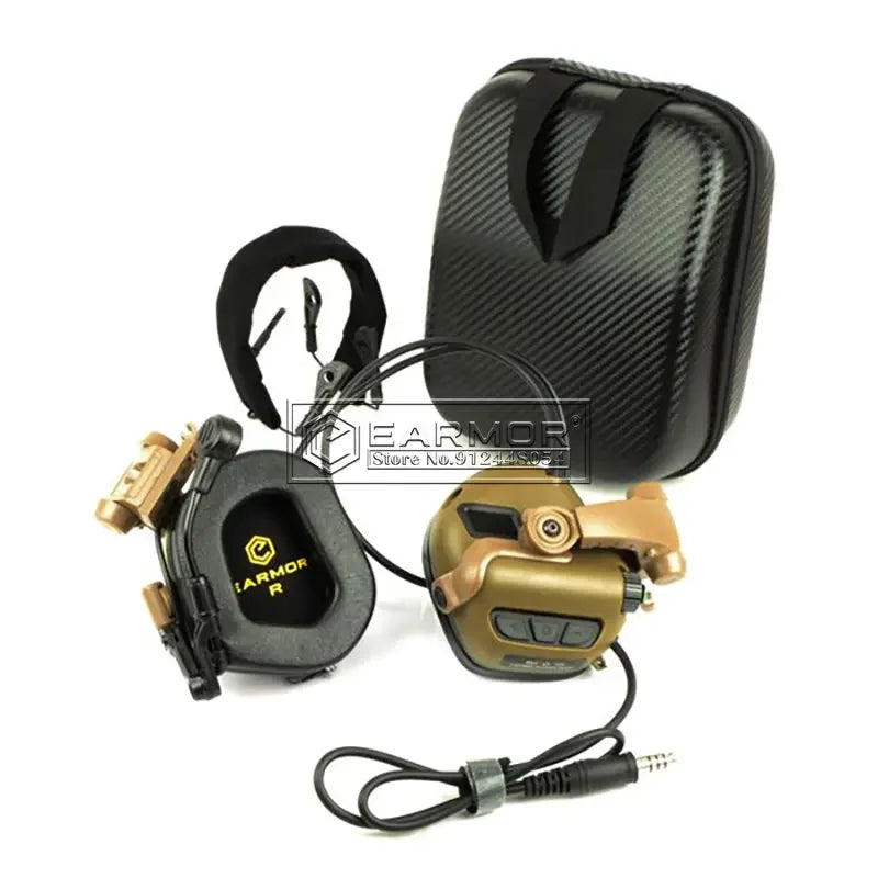 EARMOR Mark3 MilPro Tactical Headset – Enhance Your Communication on RAC Rails with Electronic Noise Reduction