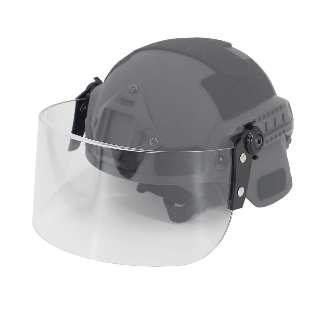 VULPO  FAST MICH Helmet Flip Goggles Windshield Lens Riot Mask Tactical Airsoft Paintball CS Wargame Protection Goggles