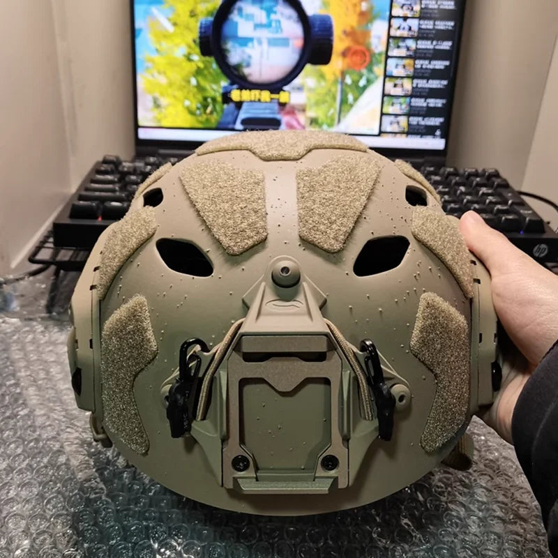 High Strength SF Fiberglass Breathable Combat Action Protective Helmet