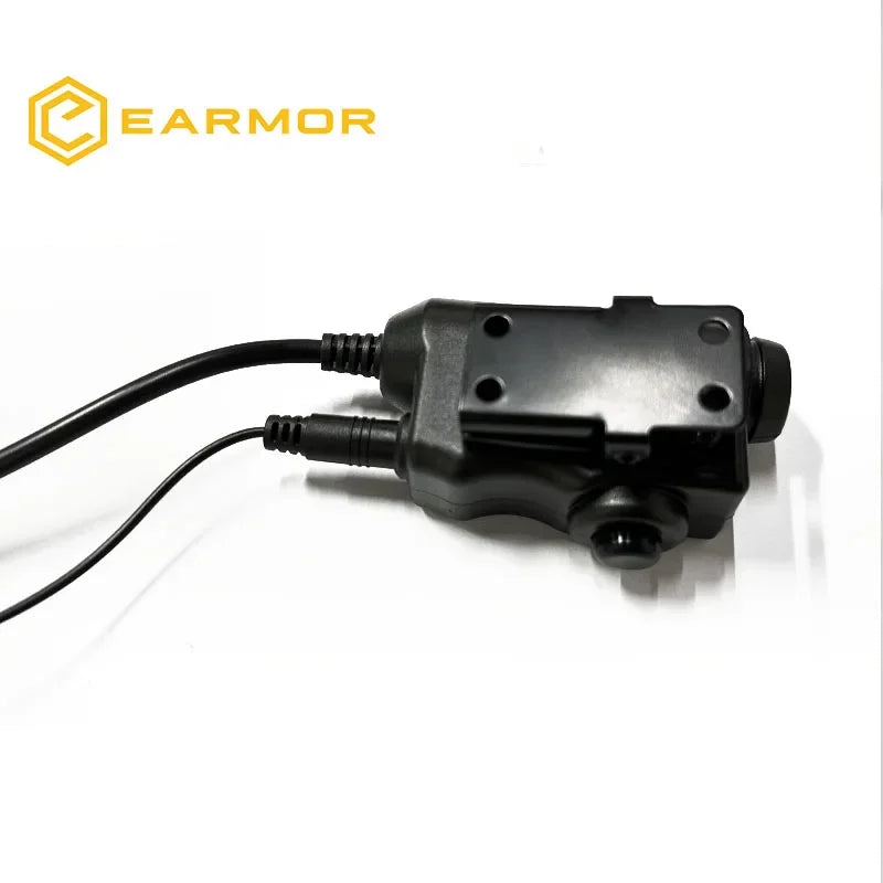 PTT Adapter M52 Push To Talk Tactical Communications Headset PTT Adapter for Airsoft Earmor MSA Sordin