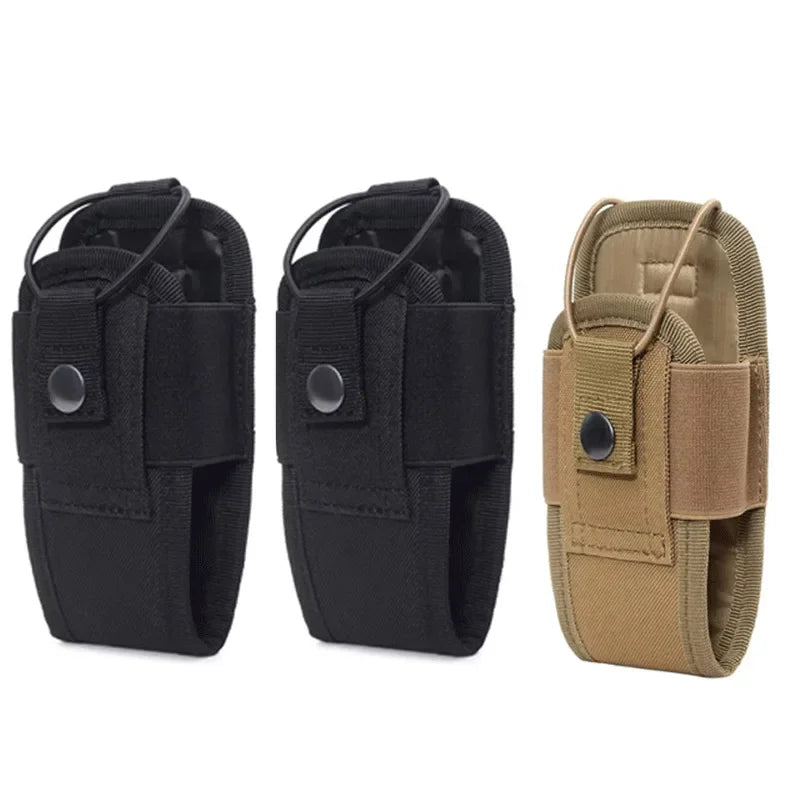 1/3pc Tactical Molle Radio Walkie Talkie Pouch Holder Pocket Waist Bag Portable Interphone Holster Carry Bag for Hunting Camping