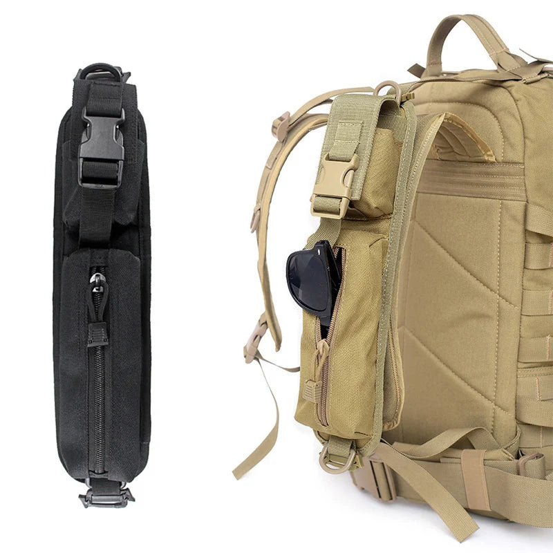 Hiking Backpack Shoulder Strap Bag Accessory Pouch Molle EDC Tool Pockets Outdoor Sport Hunting Small Compact Pouchs