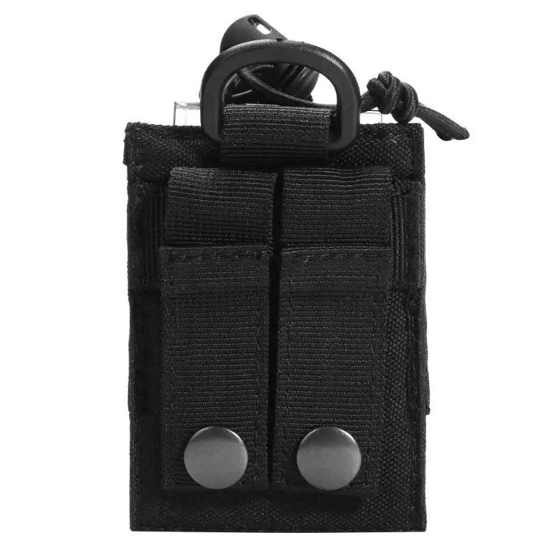 Tactical Walkie Talkie Pouch Oxford Molle Radio Pouch Holder Pocket Portable Outdoor Hunting Sports Waist Bag Interphone Holster
