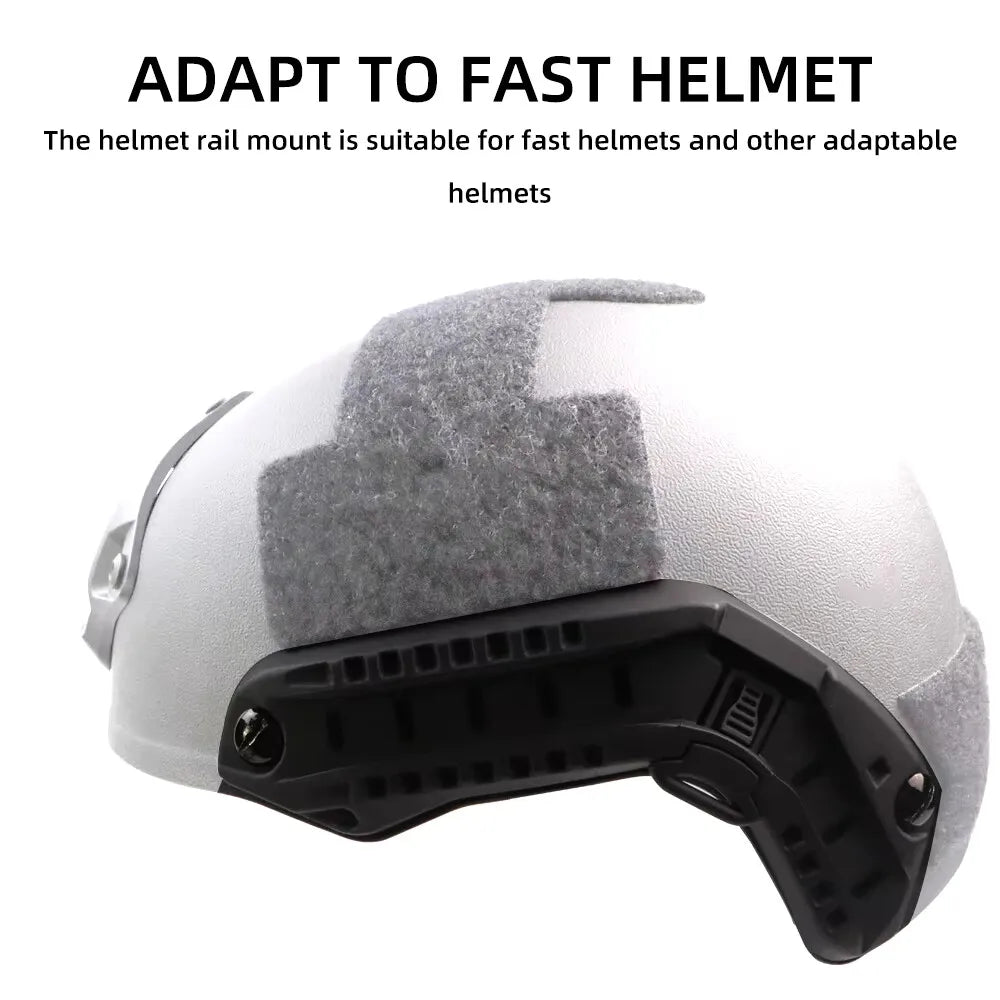 BOOIU Fast Tactical Helmet ABS Side Guide Rail ARC Nylon Mount Guide Rail Outdoor CS FAST Airsoft Helmet Accessories