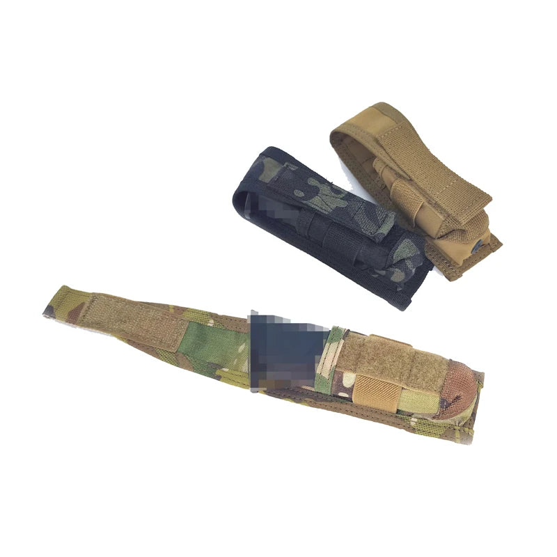 Multicam 9mm Mag Pouch Airsoft Single Molle Magazine Pouch Tactical Hunting Small Tool Holder Waist Bag Gear