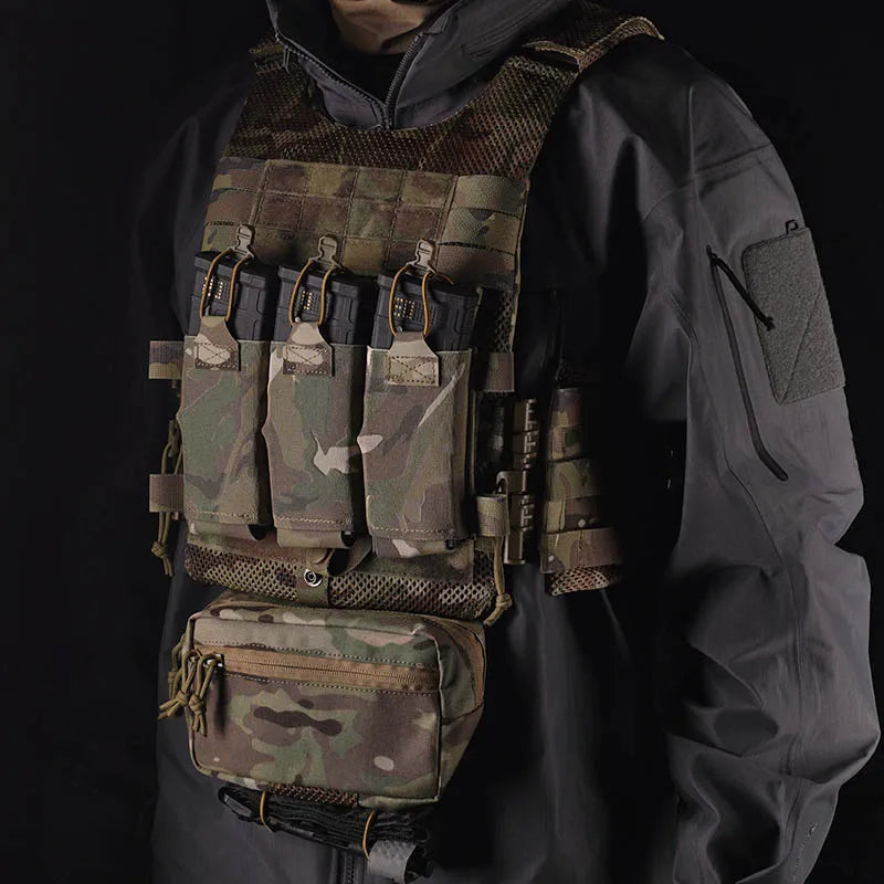 POSEIDON DEFENSE LV-119 Maritime Version Vest Plate Carrier Come With Triple Magazine Pouch Storage Drop Bag