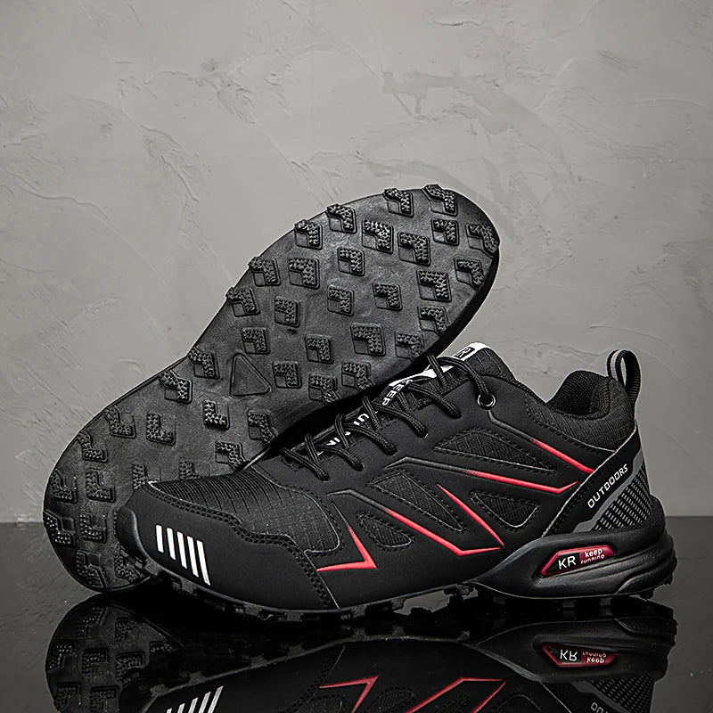 Men Waterproof Hiking Shoes Non-Slip Hunting Boots Outdoor Tactical Training Sports Shoes Men Walking Hiking Travel Shoes