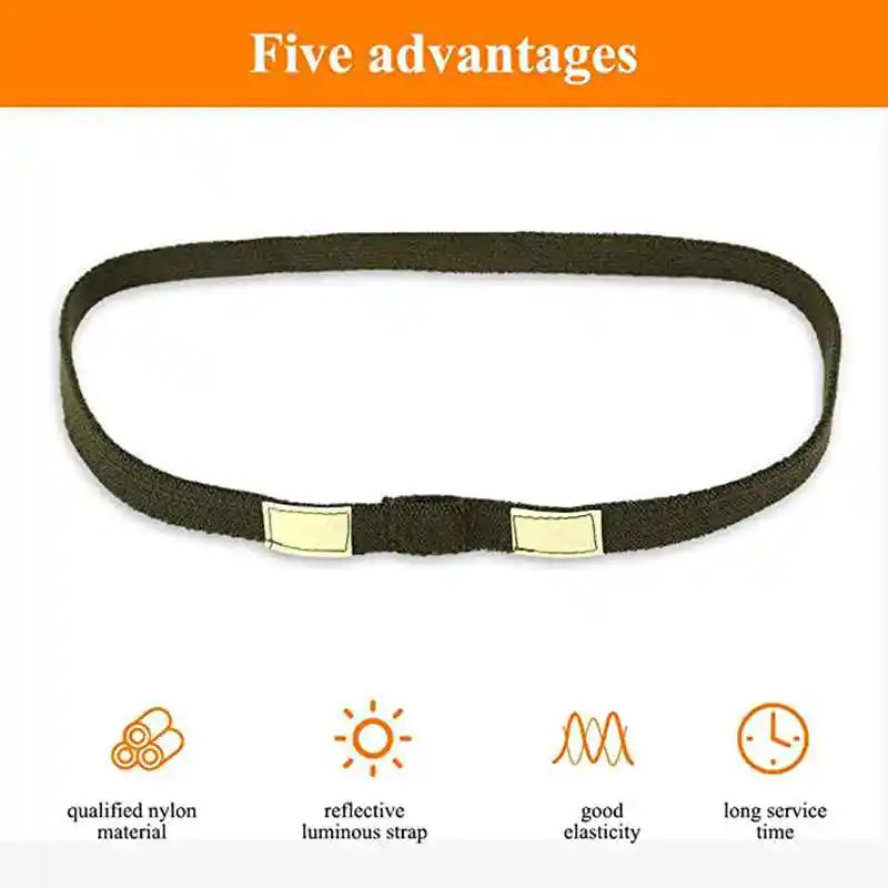 Tactical Helmet Band Helmet Strap Reflective Camo Helmet Band Straps for M1 M88 MICH Helmets Hunting Accessories