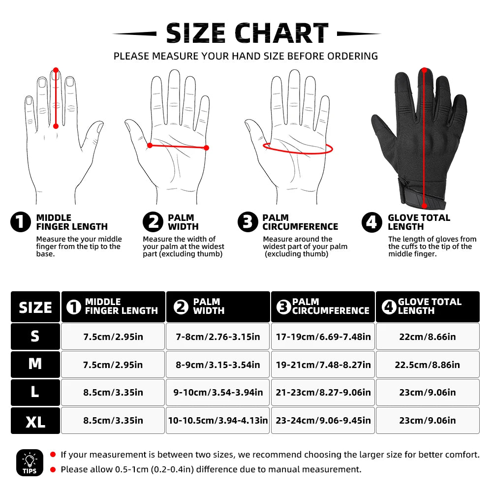 Tactical Gloves Touch Screen Full Finger Glove Hard Shell Fleece Combat Airsoft Hunting Hiking Bicycle Cycling Ski Anti-skid Men