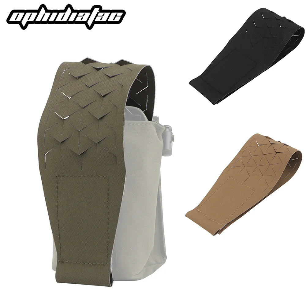 OPHIDIAN Hunting  Chest Rig Fixing Cover Magazine Pouch Secure Fasten Flap Closure Cloth for SPUD Pouch MK5 MK4 MK3 Vest Accesso