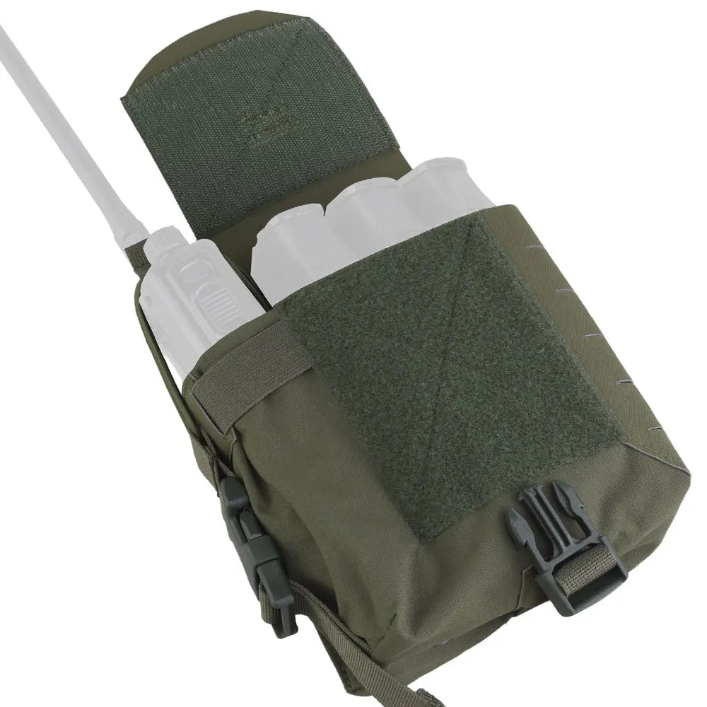 OPHIDIAN Hunting Vest Plate Carrier Sub Pouch MOLLE Belt Magazine Pouch for Night Vision Radio Walkie Talkie Headset First Aid T